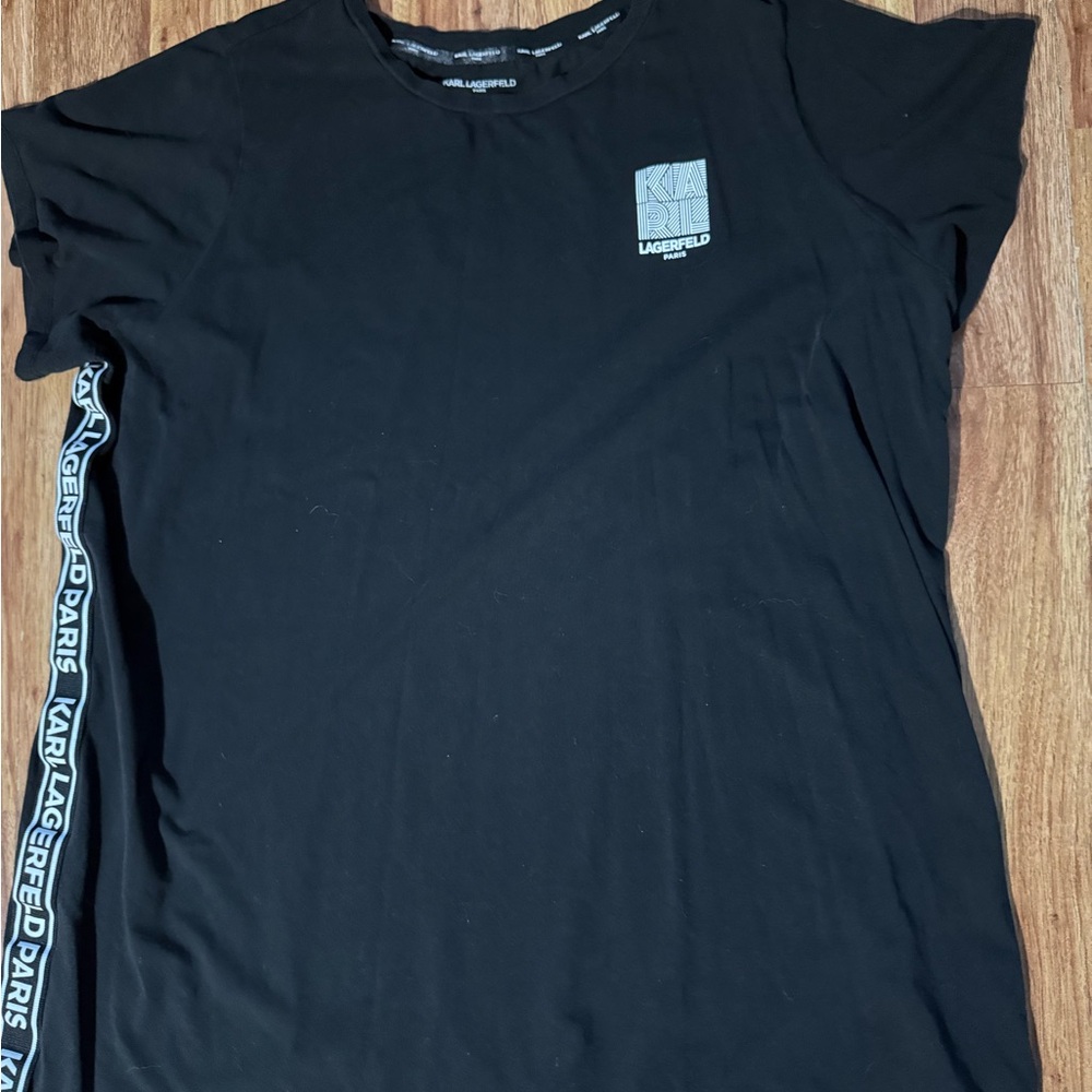 Karl Lagerfeld Black Short Sleeve Tee